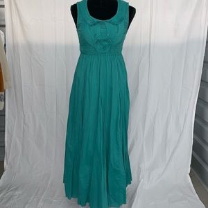 Teal maxi dress